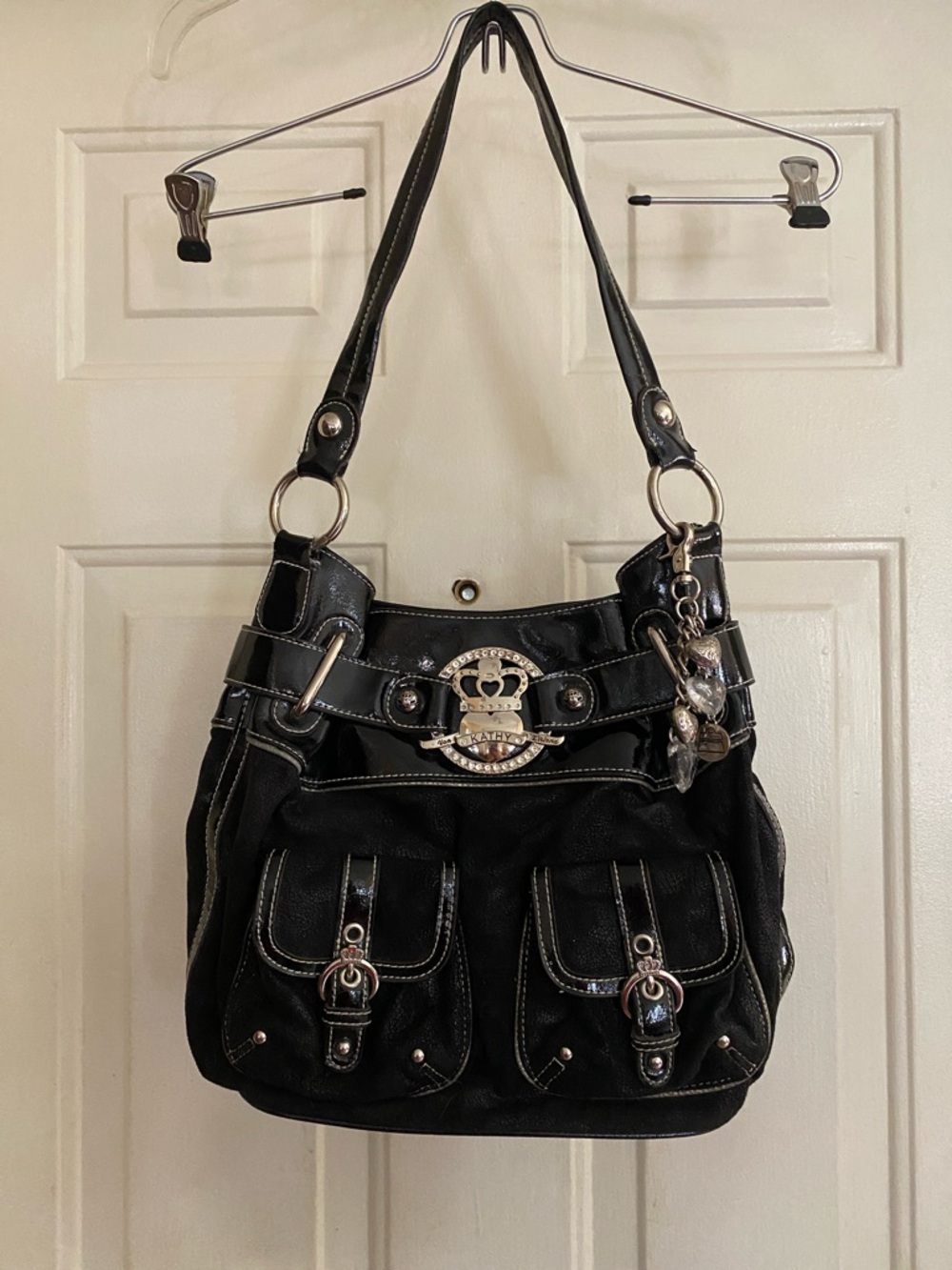 Kathy Van Zeeland Black Shoulder Bag - Picture 2 of 16